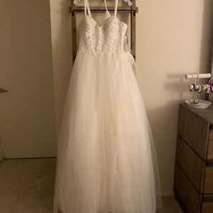 Wedding Dress and Veil